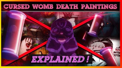what is a death painting womb jjk